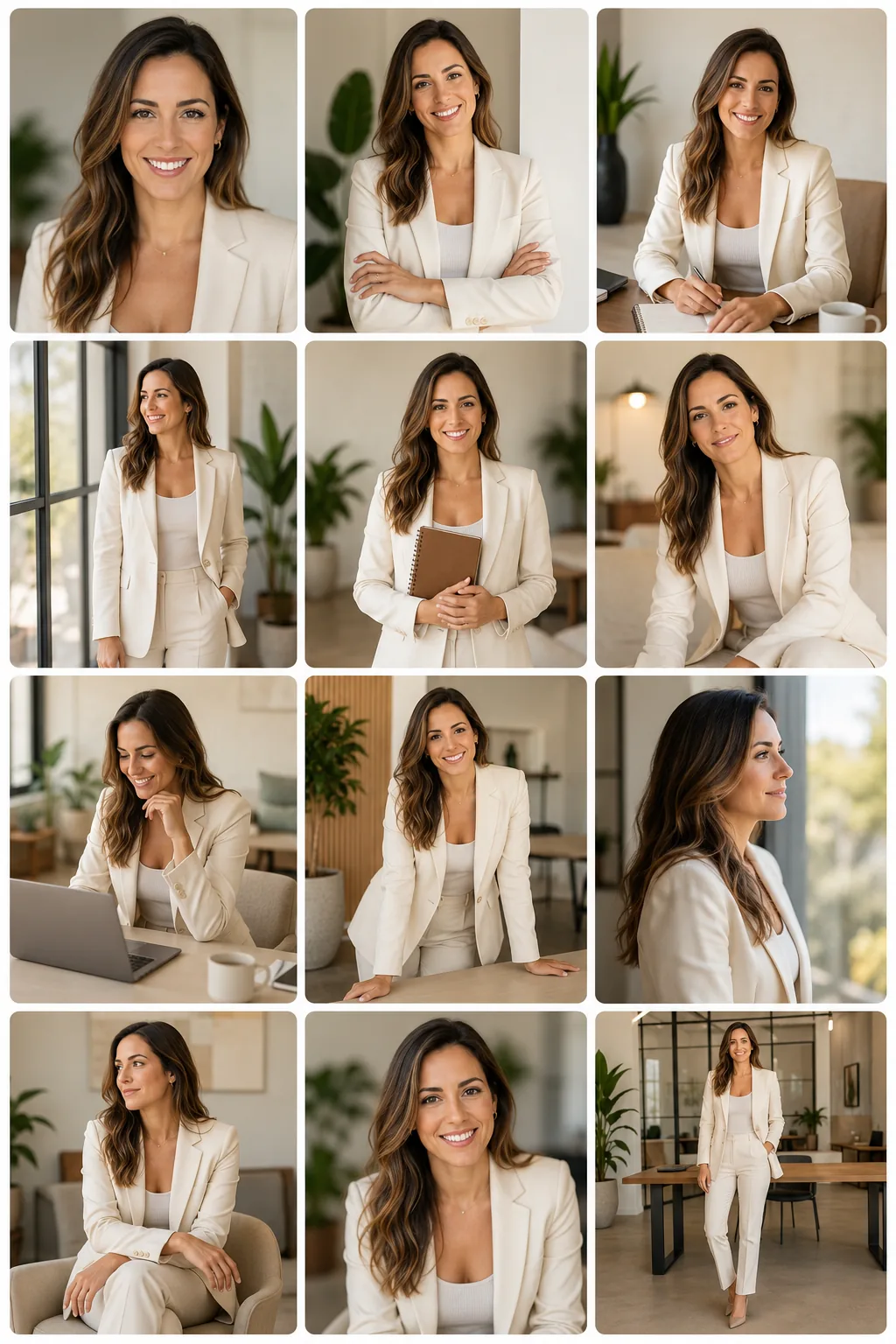Professional & LinkedIn Poses contact sheet